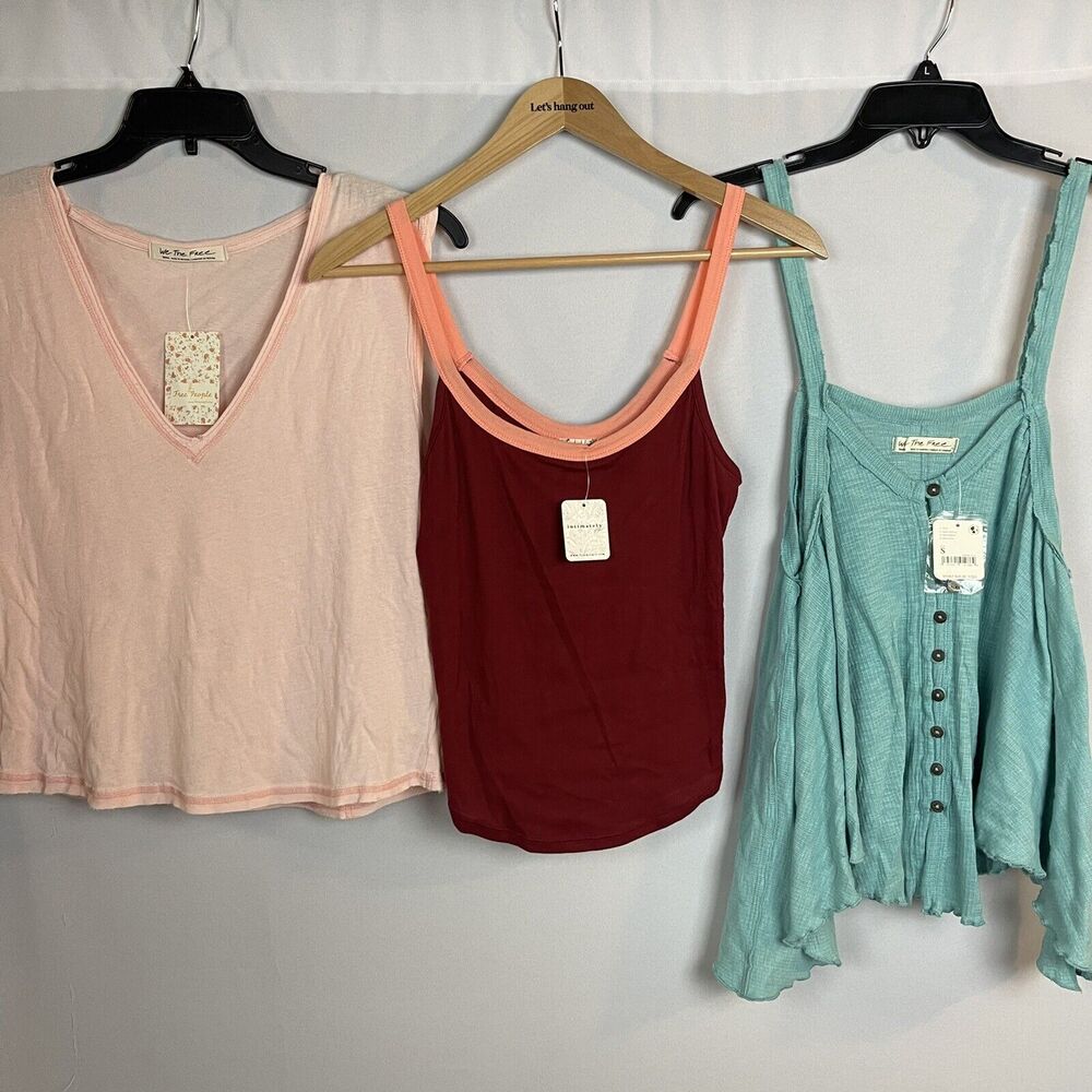 Bundle of 3 FREE PEOPLE Tops Women’s Size Small NEW WITH TAGS - Picture 2 of 7